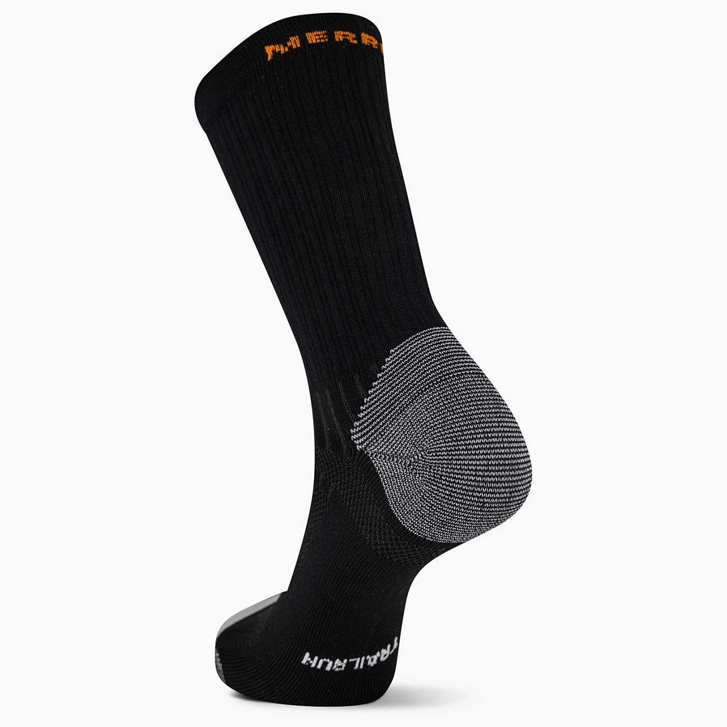 Women/Men Trail Runner Light Crew Sock Black | Merrell Socks