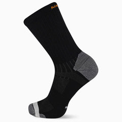Women/Men Trail Runner Light Crew Sock Black | Merrell Socks