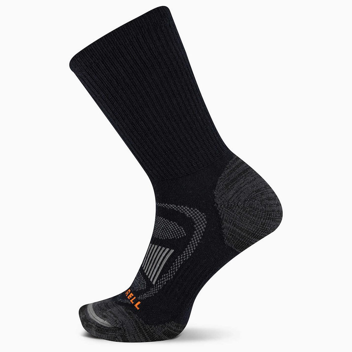Women/Men Zoned Hiker Crew Sock Onyx | Merrell Socks