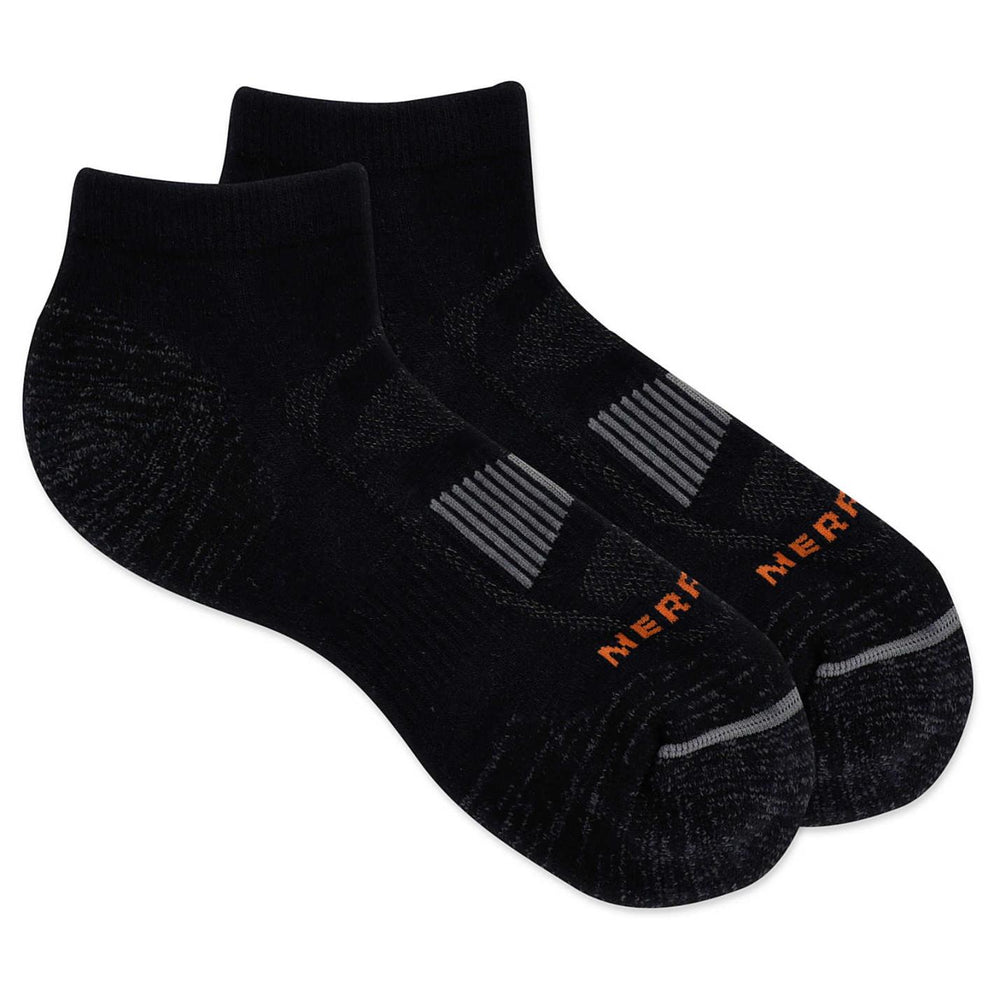 Women/Men Zoned Low Cut Hiker Sock Onyx | Merrell Socks