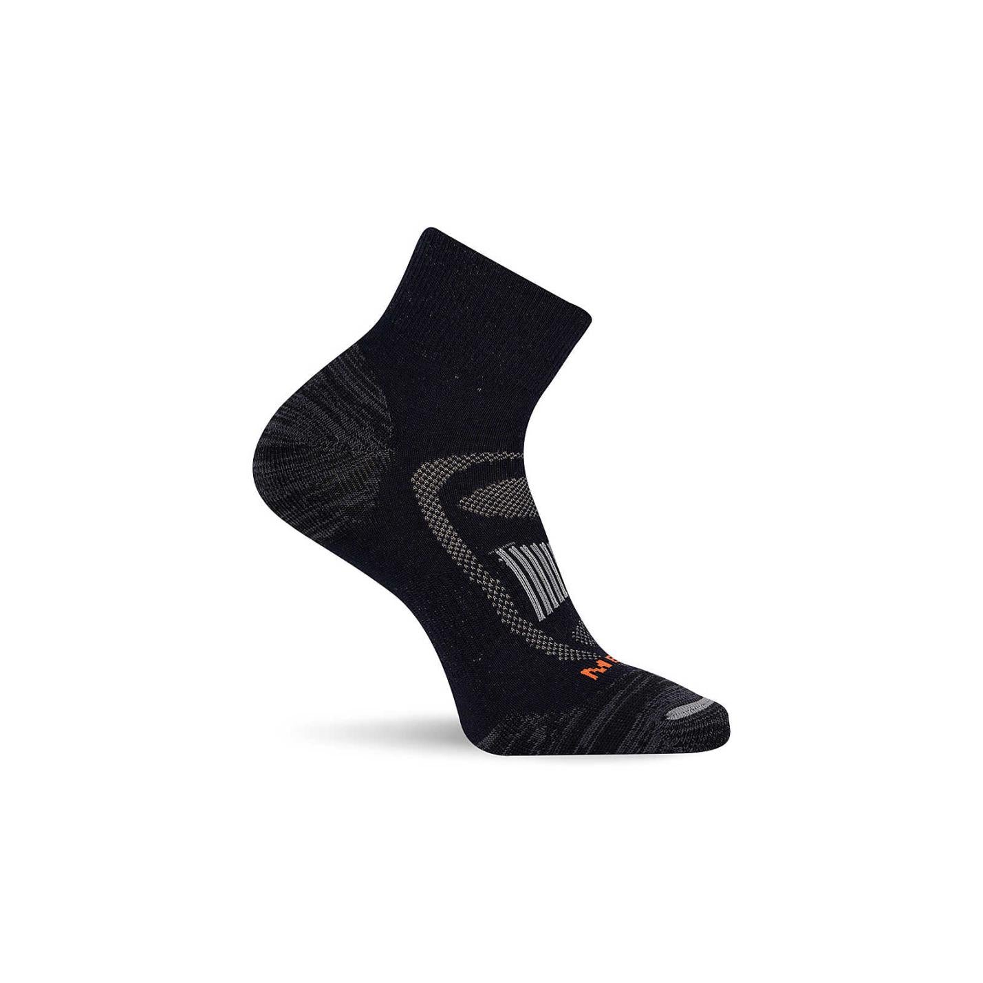 Women/Men Zoned Quarter Hiker Sock Onyx | Merrell Socks